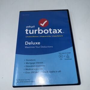 Turbotax Deluxe + State 2019